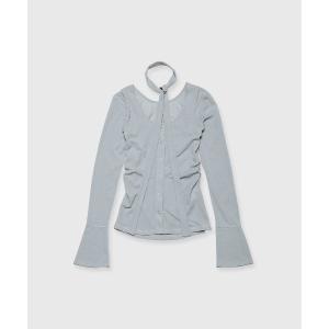tシャツ SCARF CHOKER TOPS/スカーフチョーカートップス レディース