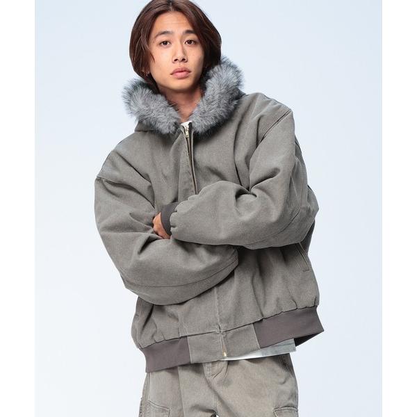 ブルゾン アウター WOODENDOLL ダックファー着脱 パーカーブルゾン メンズ レディース