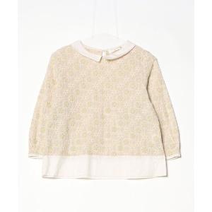 「nesessaire」 レース7分袖シャツ FREE グリーン レディース