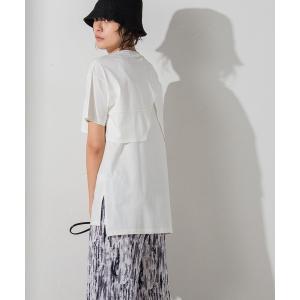 「socolla」 半袖カットソー M オフホワイト レディース