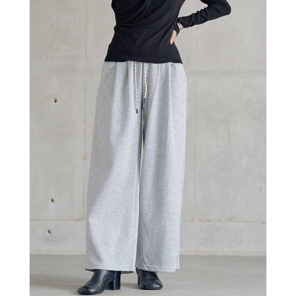 スウェットパンツ ジャージ ワイドストレートスウェットパンツ レディース