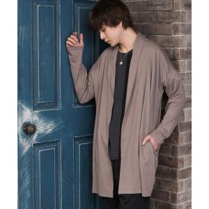 カーディガン 春服 ストレッチ天竺 ビッグシルエ...の商品画像