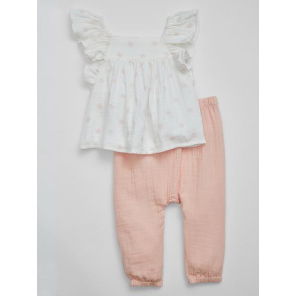 「GAP」 「KIDS」セットアップ 12-18M ピンク キッズ