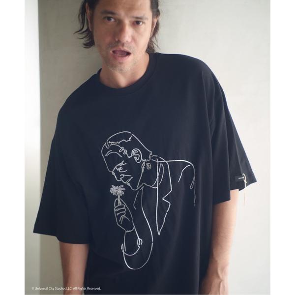 tシャツ 半袖 ADAMPATEK/Frankenstein flower stitch T/フラン...