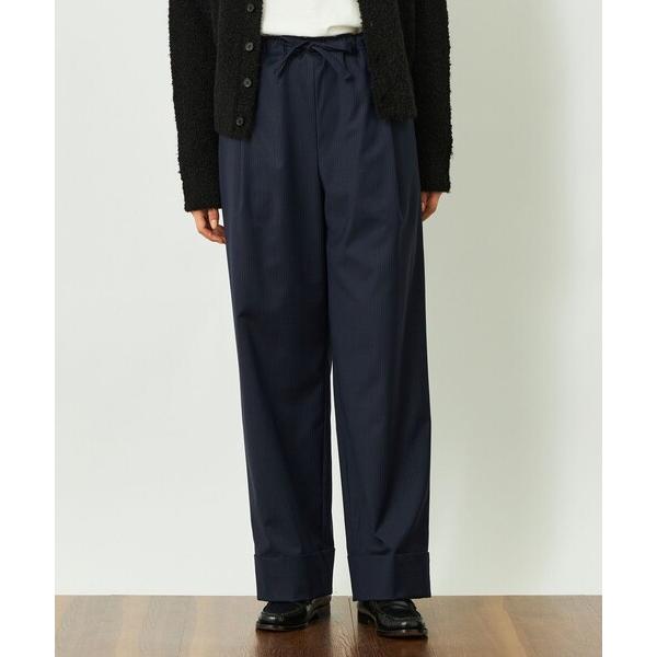 パンツ GREY LABEL ウールストライプイージーパンツ レディース