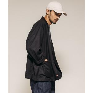 STUSSY◇テーラードジャケット/L/ベロア/BLK : セカンドストリート