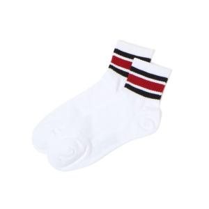 靴下 配色ラインショートソックス / 970241 メンズ