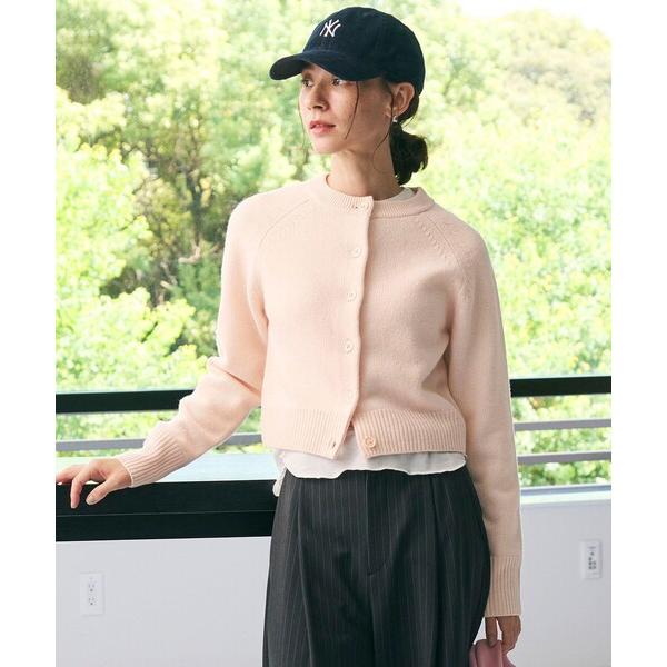 カーディガン ウールニット ショートカーディガン レディース