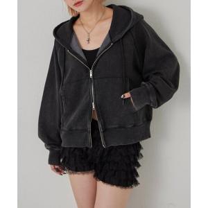 パーカー 「KOOKY’N」ケミカルジップパーカー メンズ レディース