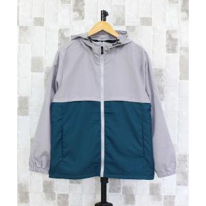 マウンテンパーカー ウインドブレーカー 撥水加工UVカット配色切替 裏トリコットマウンテンパーカー メンズ レディース