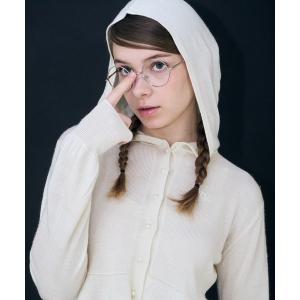 カーディガン 「mieya mieya」”my”HOOD KNIT CARDIGAN/マイフードニットカーディガン レディース