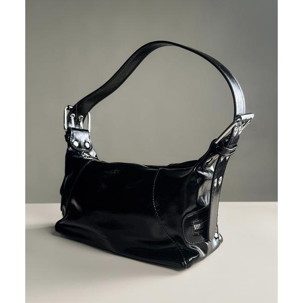 ショルダーバッグ バッグ 9C80 ダブルバックル ワンハンドルバッグ レディース