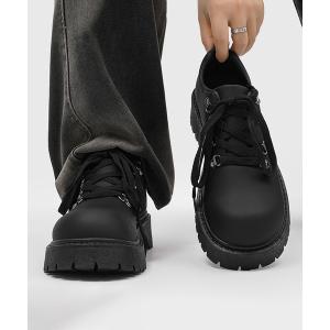 ブーツ 9C97 レースアップ厚底　マウンテンシューズ メンズ