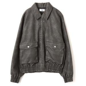 コート アウター atmos pink Faux Leather Jacket / アトモス ピンク フォー レザー ジャケット レディース