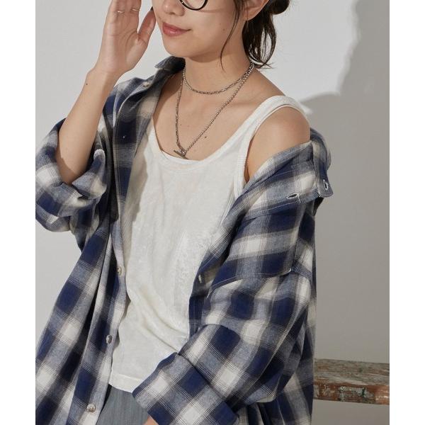 タンクトップ ノースリーブ R.P.miller/ミラー Velor Prib Tank ベロア生地...