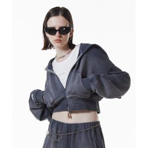 パーカー CROP BIO HOODIE/クロップバイオフーディー レディース