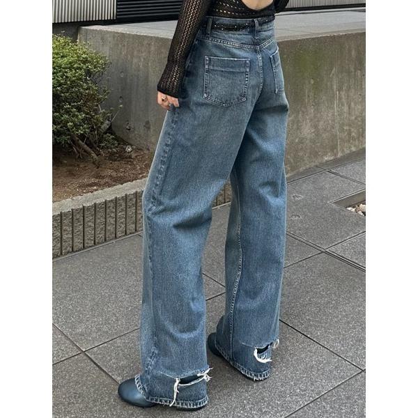 ジーンズ デニム デニムパンツ HEM NOTCH E41 DENIM レディース