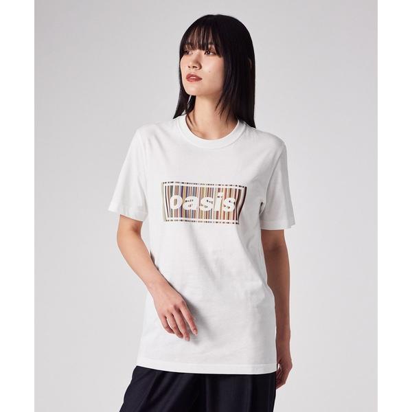 tシャツ ウィメンズ Paul Smith × Oasis シグネチャーストライプロゴ Tシャツ /...