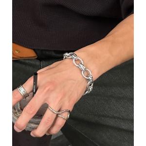 ブレスレット インフルエンサー みずきち × SBG チャンキーチェーンブレスレット メンズ