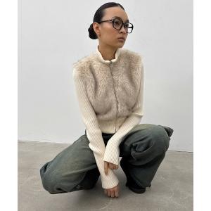 コート アウター 「MADE」 ファーニットコンビジップアップ レディース