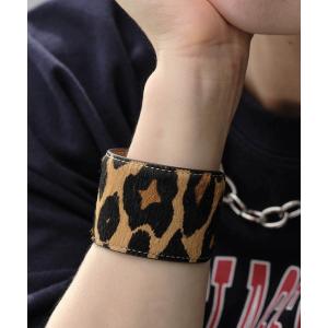バングル レオパードハラコバングル レディース