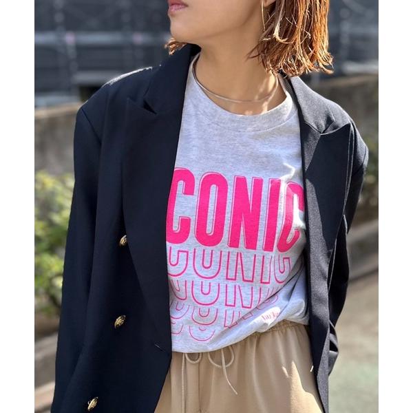 tシャツ 「GILDAN」ICONICロゴロンT レディース メンズ