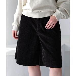 パンツ コーデュロイハーフパンツ レディース