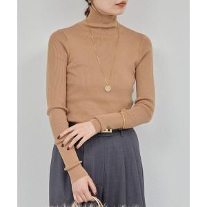 ニット セーター ベーシックタートル レディース