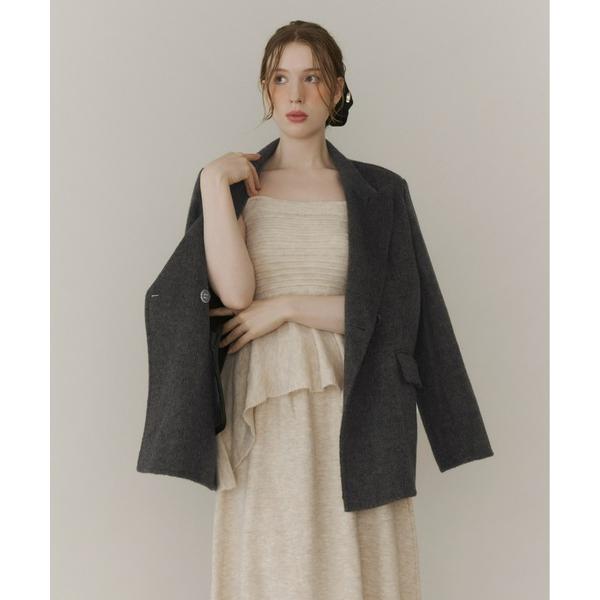 ジャケット テーラードジャケット ブリティッシュヘリンボーンテーラードジャケット レディース