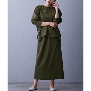 ワンピース セットアップ「プルオーバー×タイトスカート」