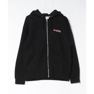 パーカー X-GIRL/エックスガール HEART ZIP UP HOODIE パーカー 105253012024 レディース