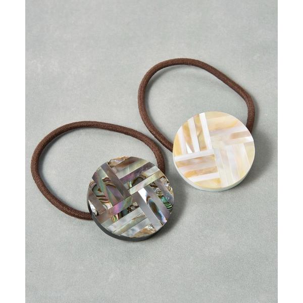 ヘアゴム BiSAYA/幾何学模様×丸型/ヘアゴム