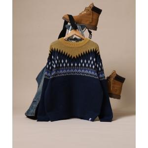 ニット セーター FILA ノルディックセーター レディース メンズ