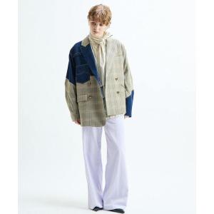 ジャケット テーラードジャケット 「別注」「AULA AILA/アウラ アイラ」CHECK DENIM COMBONATON JACKET レディース