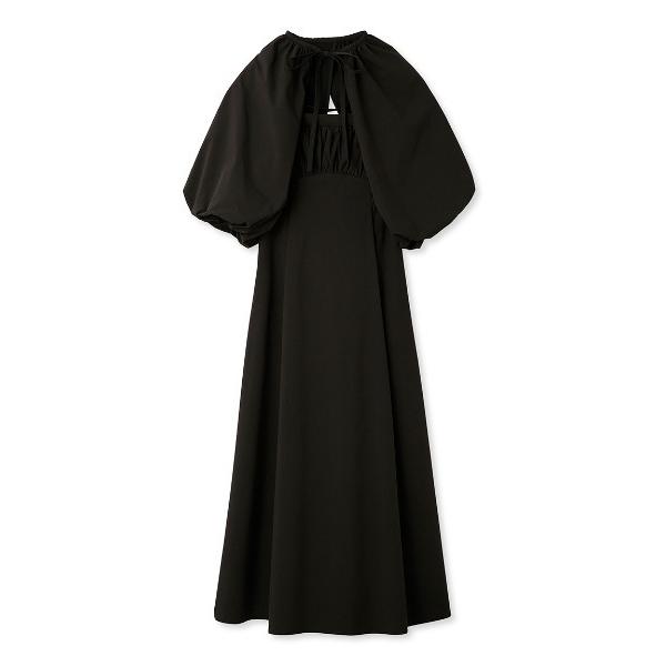 「LILY BROWN」 半袖ワンピース 0 ブラック レディース