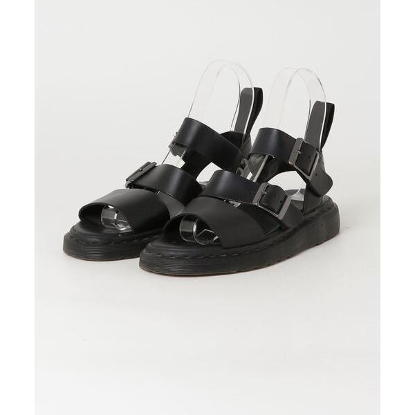 「Dr. Martens」 フラットサンダル - ブラック レディース