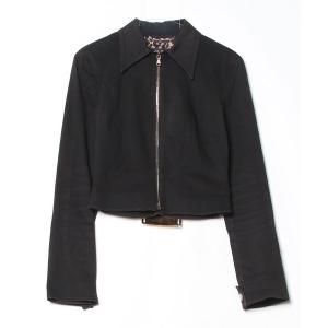 「DOLCE&GABBANA」 ワンポイントブルゾン - ブラック レディース