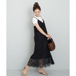 「CHOCOA」 キャミソールワンピース FREE ブラック レディース