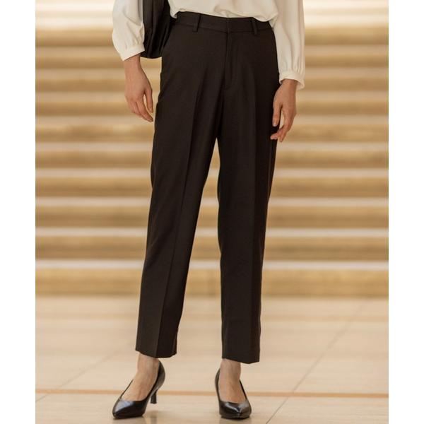 パンツ 「美モーション」ストレッチテーパードパンツ「ウエストゴム・大きいサイズあり」 レディース