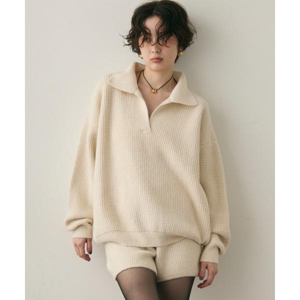 オールインワン ニットスキッパー＋ショートパンツセットアップ レディース