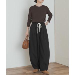 パンツ ドロストコクーンパンツ レディース