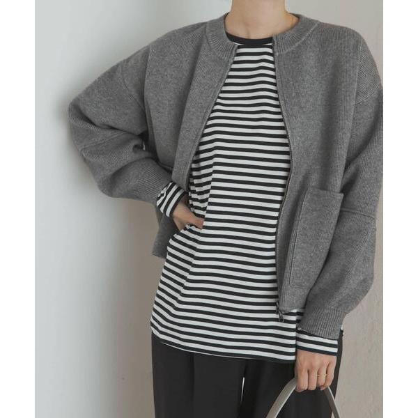 tシャツ コットンラウンドヘムカットソー レディース