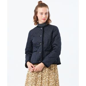 ノーカラーコート コート 「ROYTON（ロイトン）」キルティング レディース