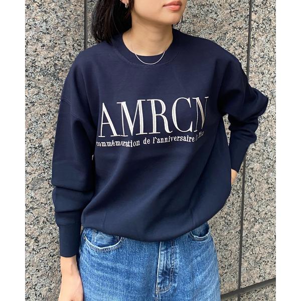 ニット セーター 「AMERICANA×MICA＆DEAL/ アメリカーナ×マイカ」ロゴニット レデ...