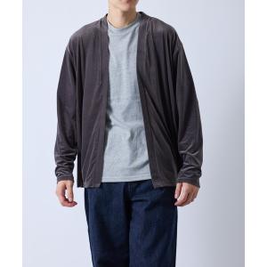 アンサンブル ドレープベロアアンサンブルカーディガン