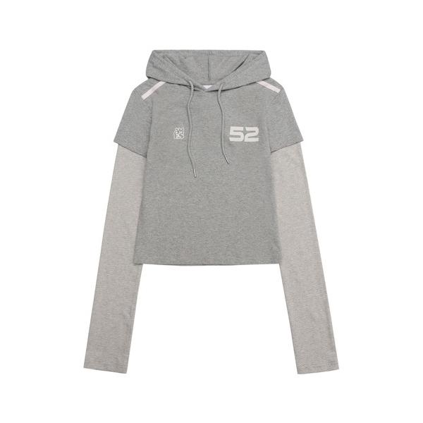 tシャツ AMES WORLDWIDE／フードレイヤードロングスリーブ レディース
