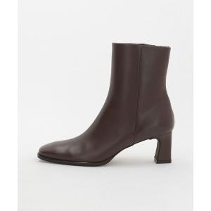 ブーツ スクエアプレーン ショートブーツ60↑ レディース