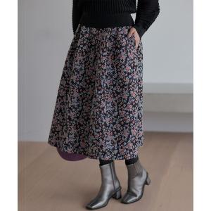 スカート フラワージャカード スカート