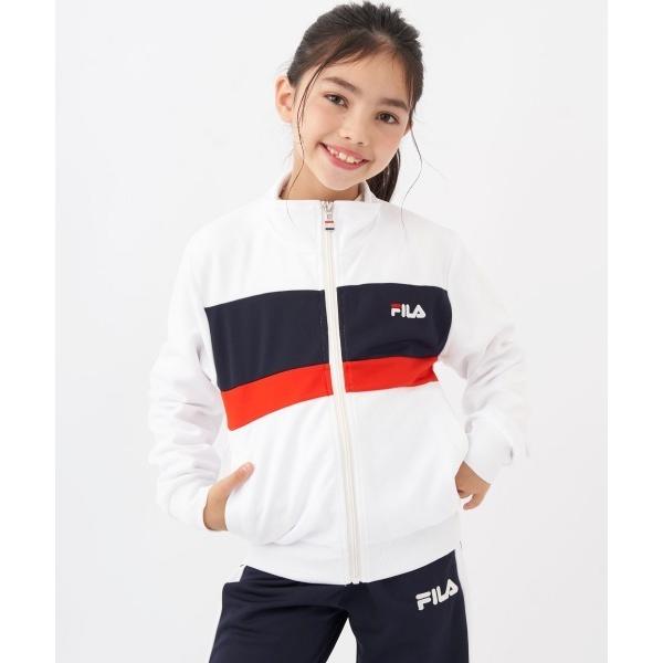 セットアップ 「FILA/フィラ」キッズジャージセットアップ｜配色切替｜ウエスト調節可能 キッズ 子...