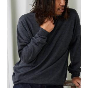 セーター ニット JOHN SMEDLEY/ジョンスメドレー PULLOVER MTN LS ハイゲージ メリノウール モックネック 長袖ニット メン